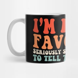 I'm Mom's Favorite Funny Retro Mug